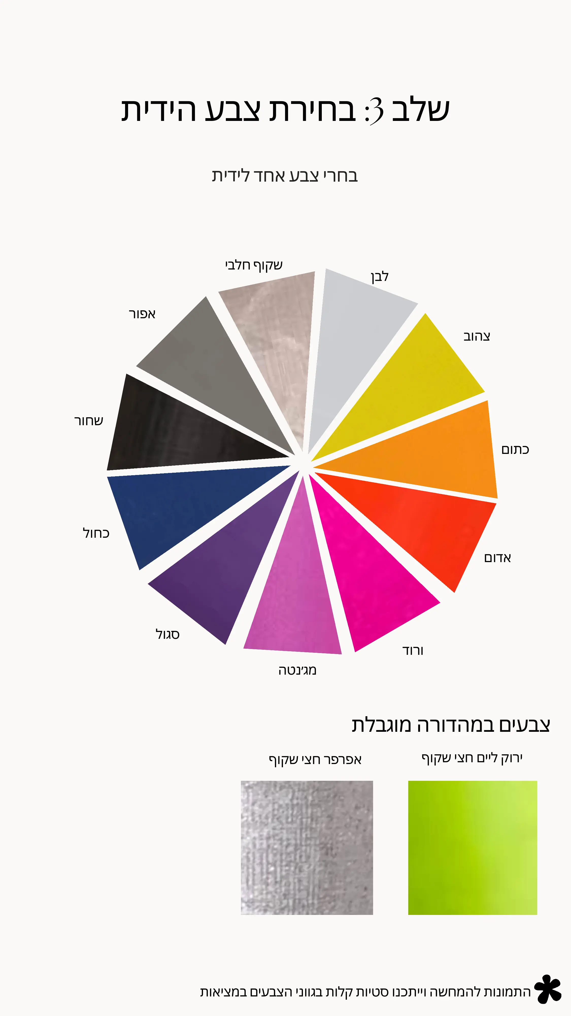 Handle color options